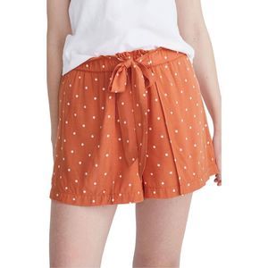Madewell Drapey Pull-On Shorts in Polka Dot Size L